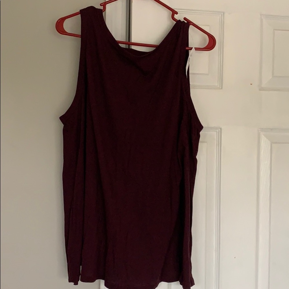 NWT loft open back tank top